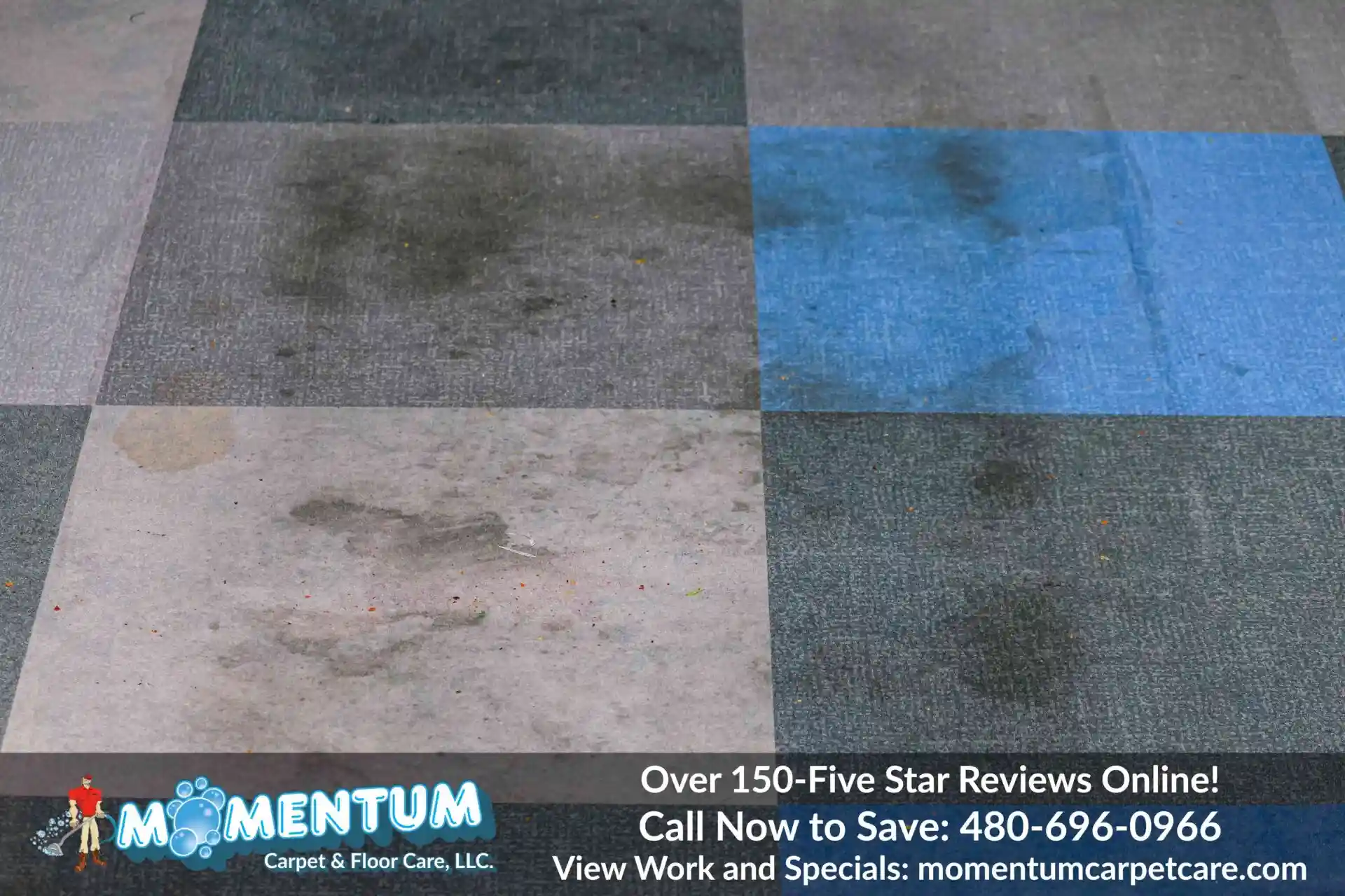Before Commercial Carpet Cleaning