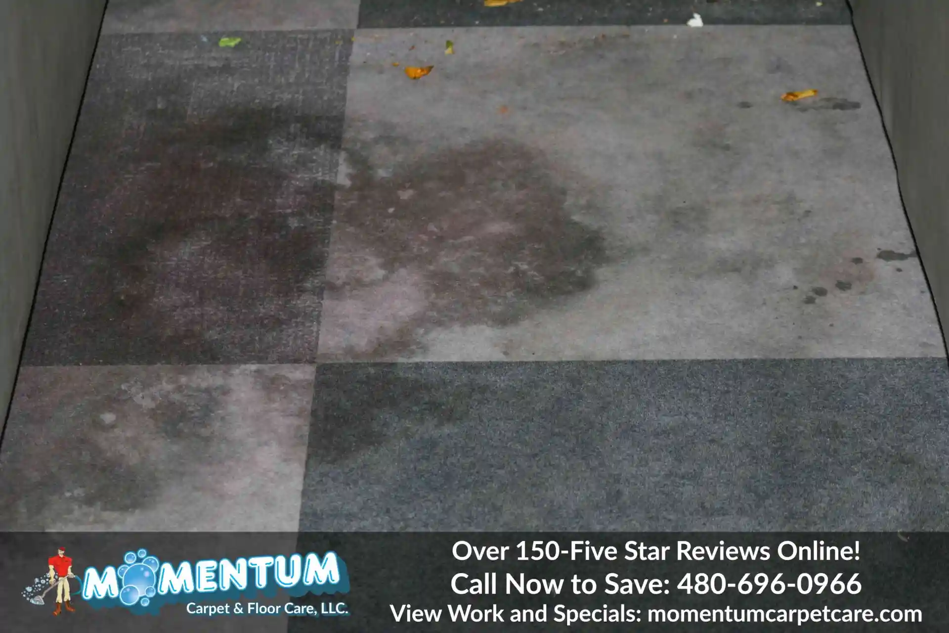Before Commercial Carpet Cleaning